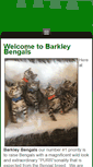 Mobile Screenshot of barkleybengalcats.com